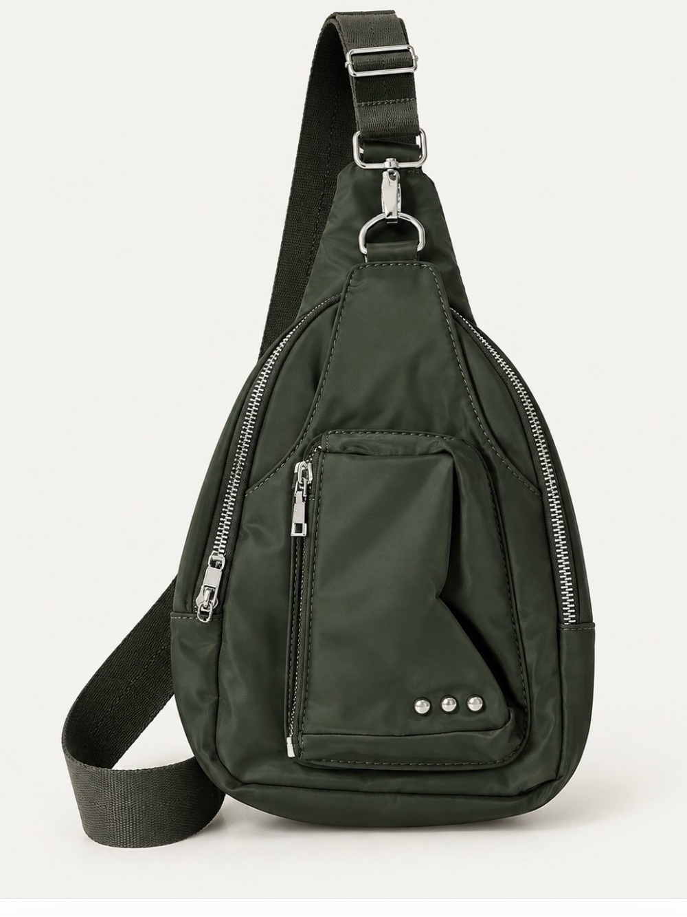 NWT Women’s Olive Green Crossbody Sling Bag